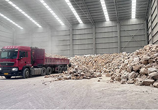 sodium feldspar production